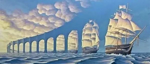 ​12幅魔幻现实主义插画，不可思议的空间错位，让人看了上瘾
