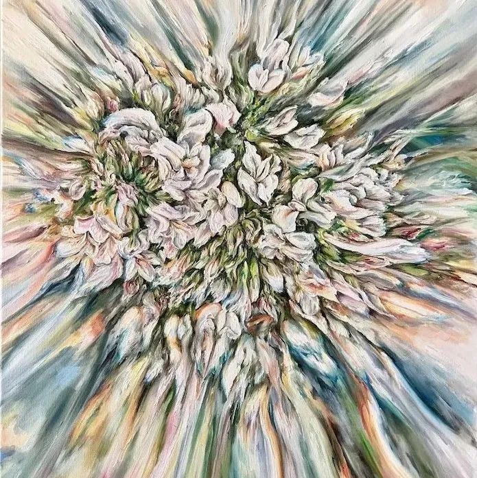 魔性十足的花卉油画，能让人眩晕，不信来试试