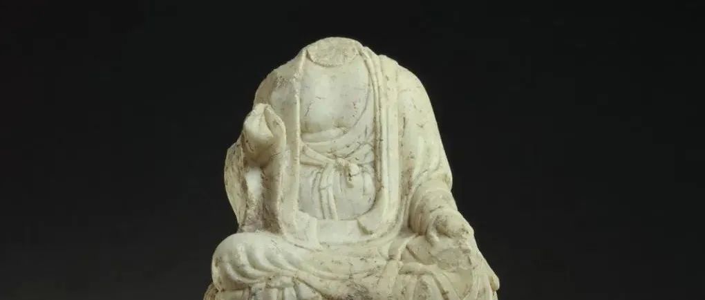 《邸延果造白石佛像》唐 中国- 雕塑作品欣赏（三百九十六）