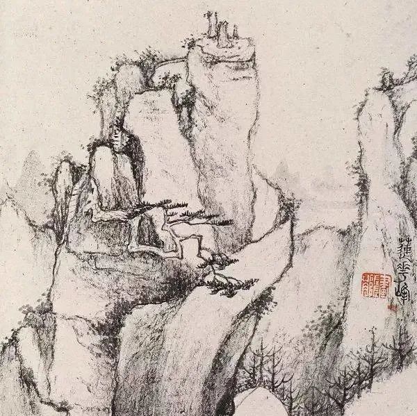 品画｜戴本孝枯笔作品赏析