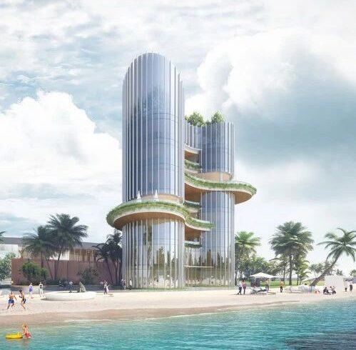 中船九院 | 防城港市西湾景区阳光海岸段沙滩浴场设计项目
