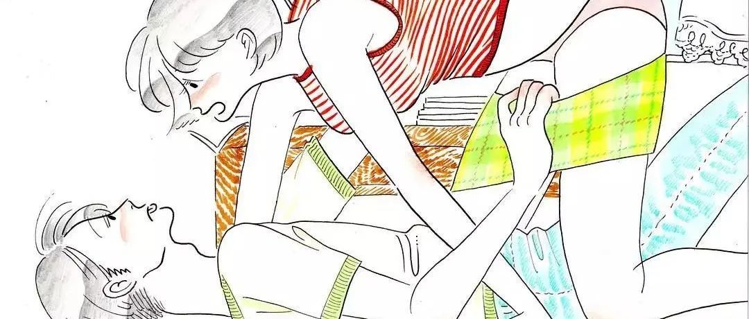 看完她们的插画 感觉像谈了一场恋爱。寥寥数笔，简直迷倒一批啊