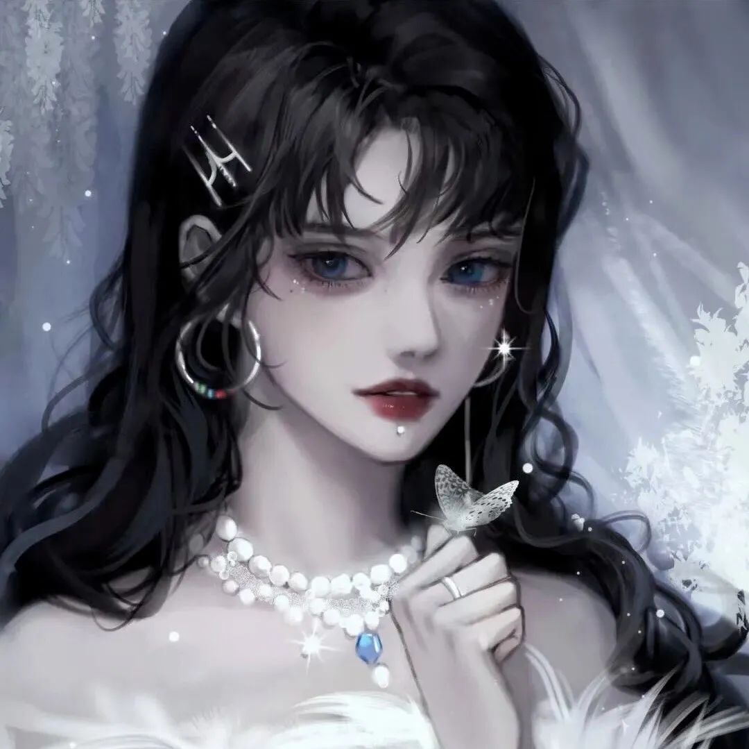 微信头像｜黑暗系病娇二次元动漫女生头像，可爱又个性！
