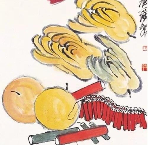 快过年了，送您一组齐白石的岁朝图！喜气洋洋！