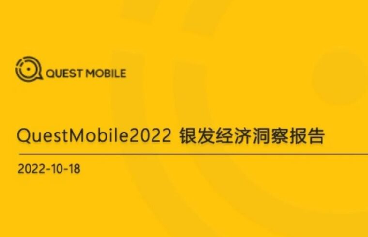 2022银发经济洞察报告