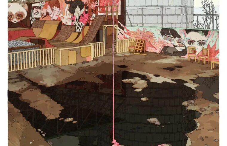 超现实的线条绘制，Jon Juarez 怪异派色彩下耐人寻味的神秘世界-7.GAME