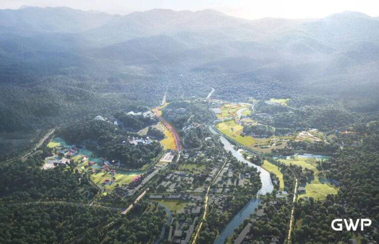 安远山水，四景画卷 赣州5A景区设计/GWP建筑事务所