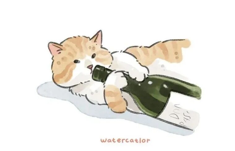 网红猫被“水彩化”，搞笑程度又增加了一分，网友：笑不活了
