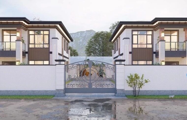 河北廊坊丨家有兄弟就这么建，13×13m二层新中式双拼别墅