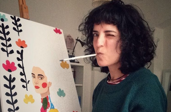 她为赋予女性权利和充满活力的个性而画
