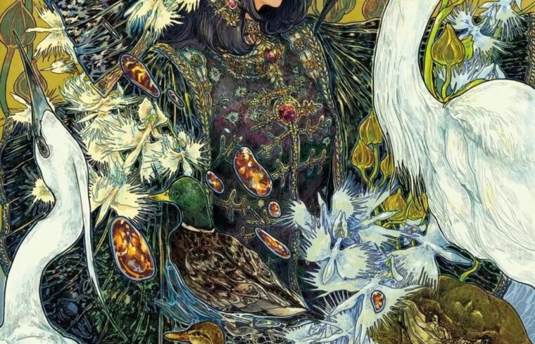 日本插画艺术家Kazuki Okuda笔下的女幻神,美的治好了我的密集恐惧症啊！